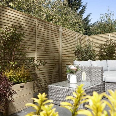 6' x 5' Cheshire Contemporary Fence Panel