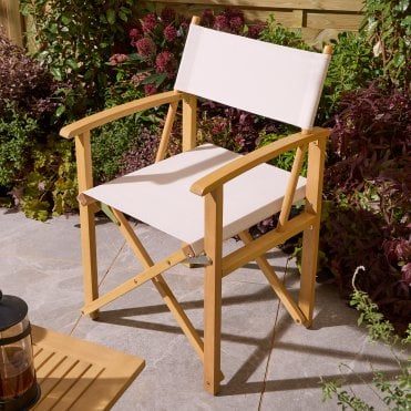 Ascot Folding Director's Chair - Natural