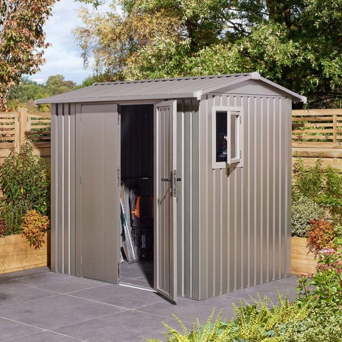 Brentvale 8' x 6' Premium Apex Metal Shed