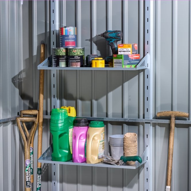 Brentvale Metal Shed Shelf Kit