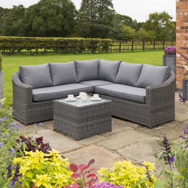 Bunbury Corner Sofa Lounging Set Grey