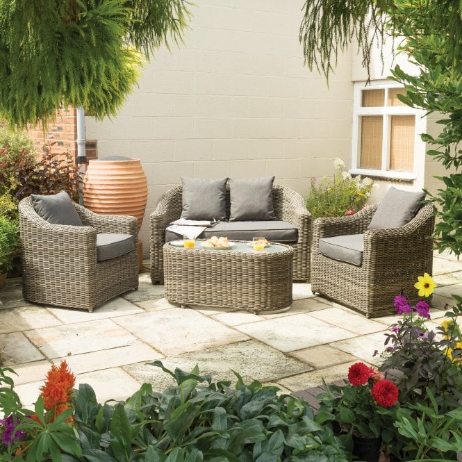 Bunbury Sofa Lounging Set Natural
