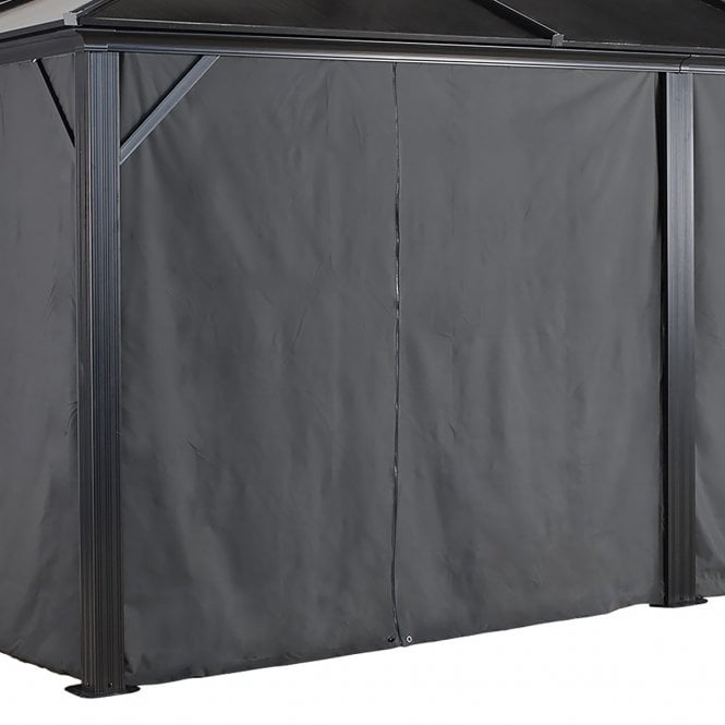 Curtains for Sojag Meridien Gazebo 3.7m x 4.9m