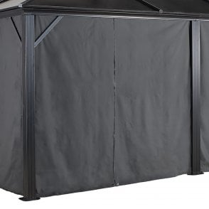 Curtains for Sojag Meridien Gazebo 3.7m x 4.9m
