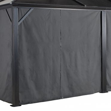 Curtains for Sojag Meridien Gazebo 3.7m x 4.9m