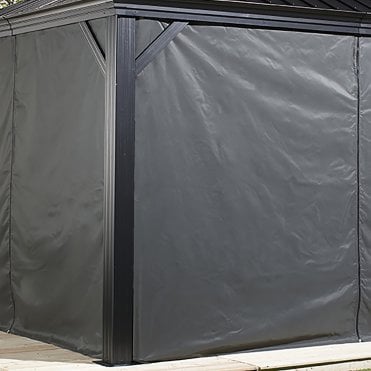 Curtains for Sojag Messina Gazebo 3.7m x 4.9m