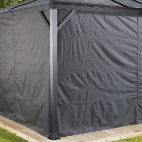 Curtains for Sojag Ventura / Ventura II Gazebo 3m x 3.7m