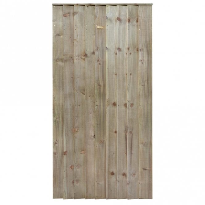 Featheredge Square Top Wooden Gate
