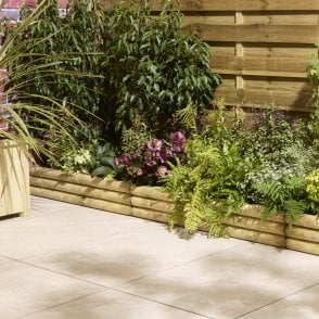 Horizontal Log Edging - Pack of 4