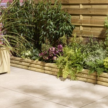 Horizontal Log Edging - Pack of 4