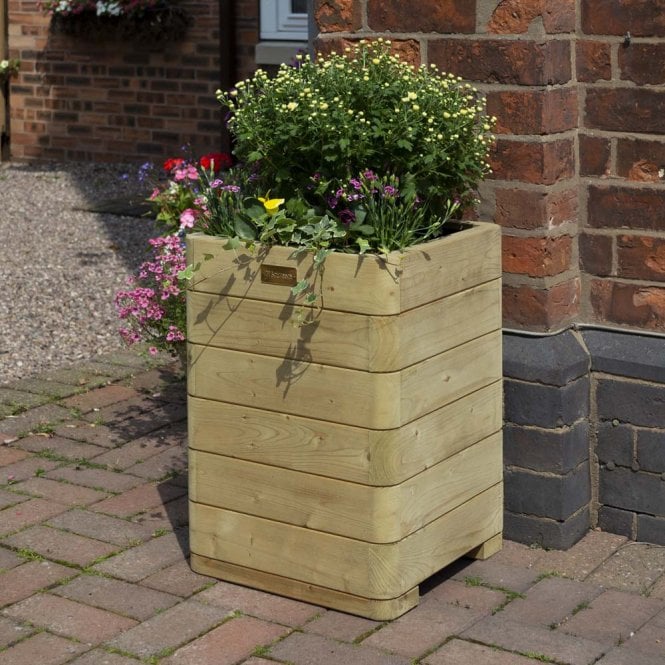 Marberry Tall Square Planter