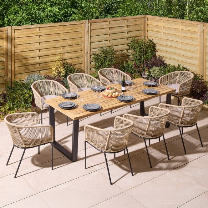 Oslo 8 Seat Dining Set