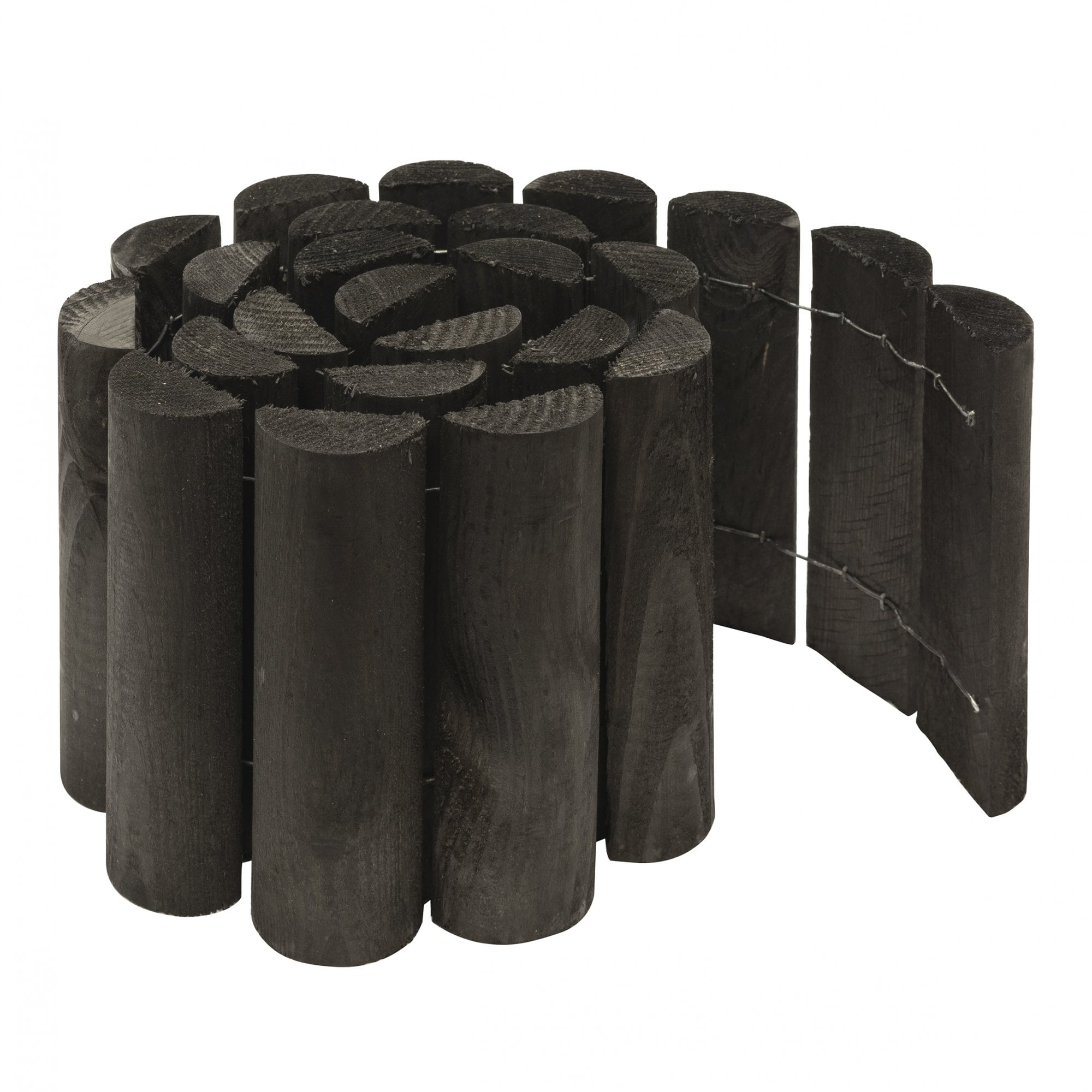 Rowlinson 6" Charcoal Grey Log Roll - Pack of 2