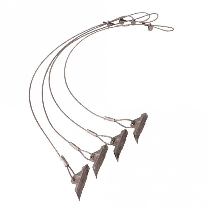 ShelterLogic 4 Piece Easy Hook Earth Anchor Kit