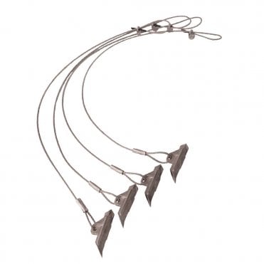 ShelterLogic 4 Piece Easy Hook Earth Anchor Kit