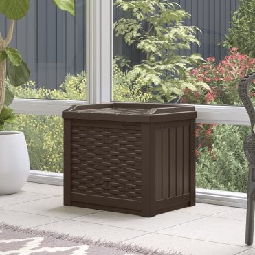 Suncast Georgia 83L Storage Box - Java Brown