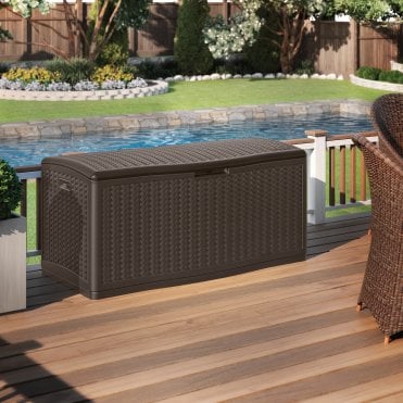Suncast Minnesota 469L Storage Box - Java Brown