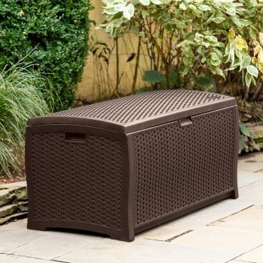 Suncast Missouri 375L Storage Box - Java Brown
