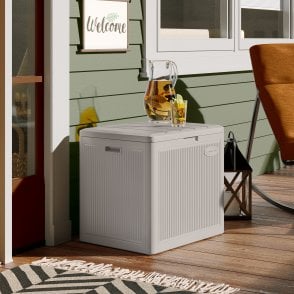 Suncast New York 83L Storage Box - Light French Grey