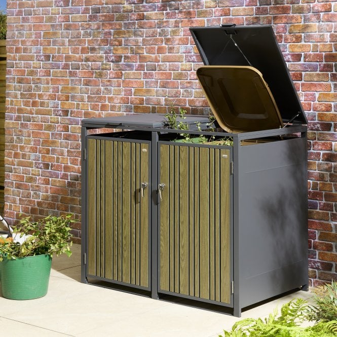Wimbledon Double Bin Store - Oak