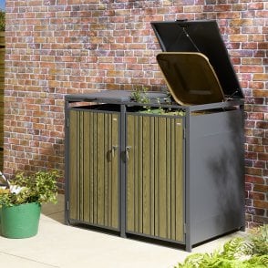 Wimbledon Double Bin Store - Oak