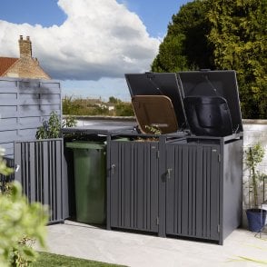Wimbledon Triple Bin Store - Anthracite
